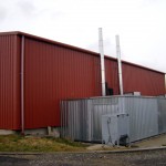 District heating plant building